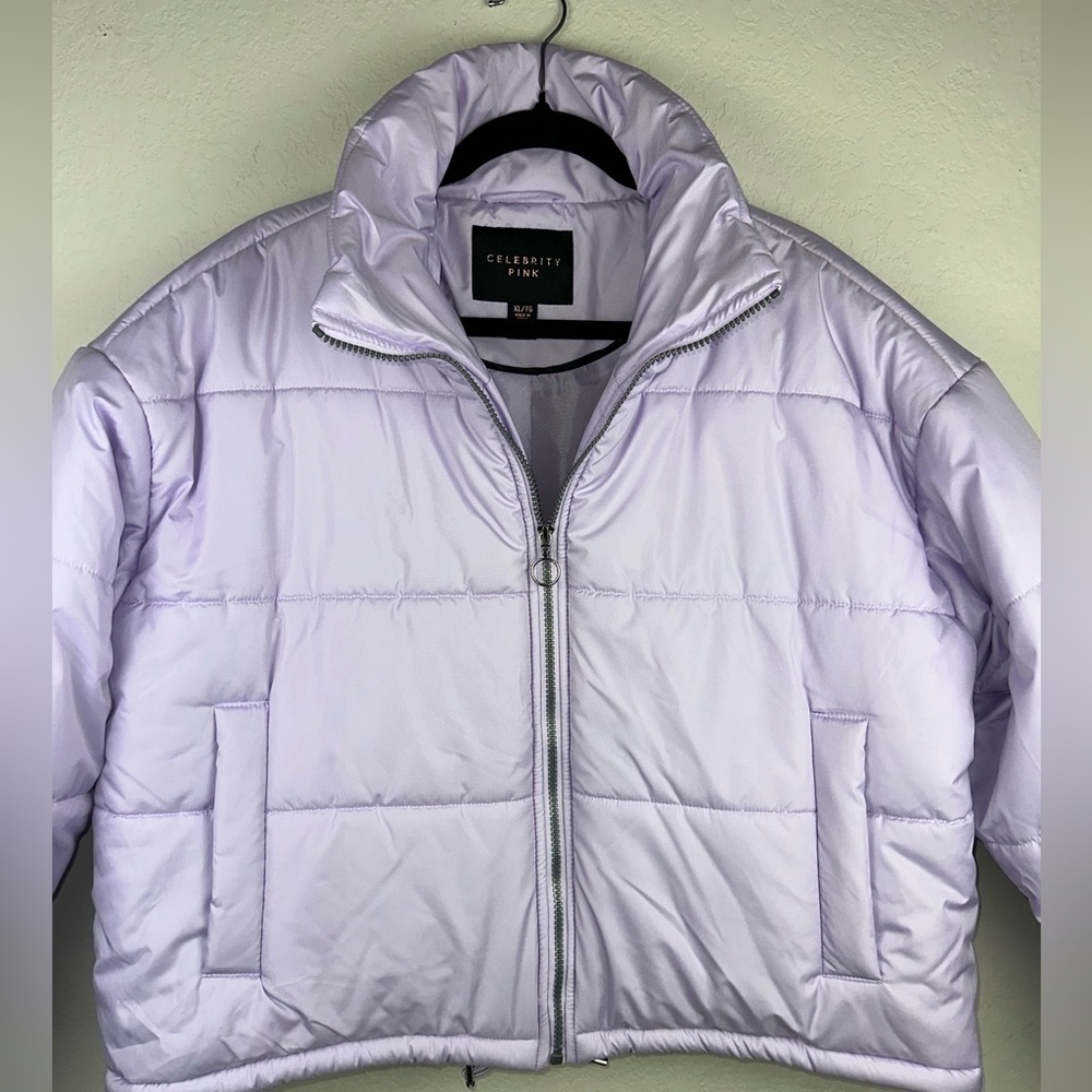 CELEBRITY PINK women’s XL purple lavender puffer jacket NWT Macy’s exclu… - Picture 13 of 13